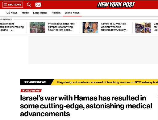 Israel's war with Hamas has led to amazing medical innovation